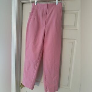 Zara bubble gum pink pants